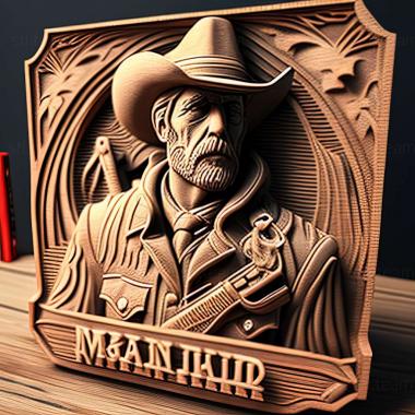 3D модель Артур Морган Red Dead Redemption 2 (STL)